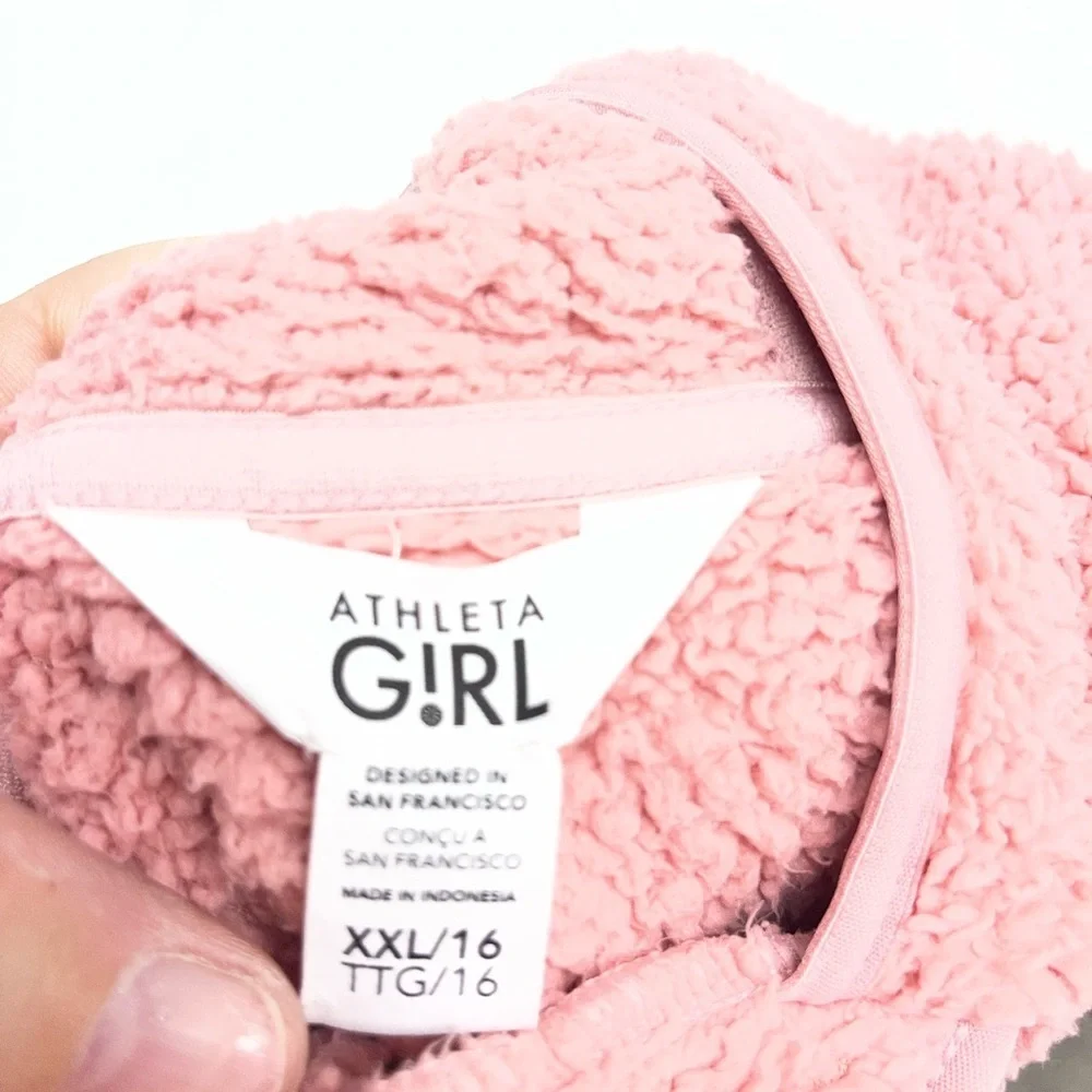 Athleta Pink Kids‎ Sherpa Hoodie
